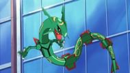Rayquaza in the anime (Image via The Pokemon Company)